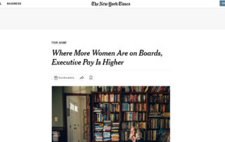 Where More Women Are on Boards, Executive Pay Is Higher